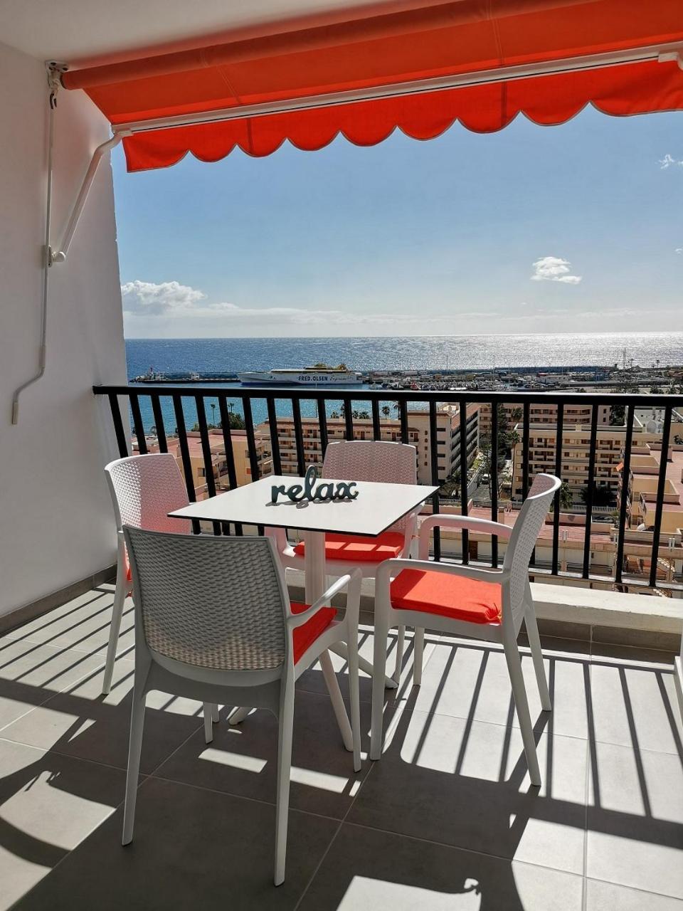Los Cristianos Achacay Appartement Standing Vue Panoramique 외부 사진